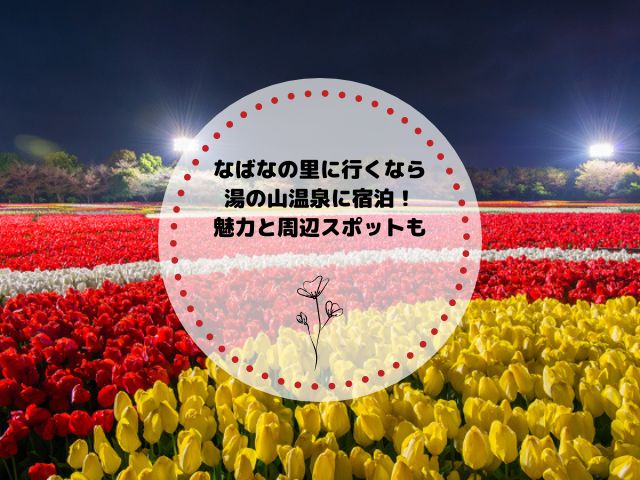 なばなの里に行くなら湯の山温泉に宿泊しよう！魅力と周辺スポットも紹介